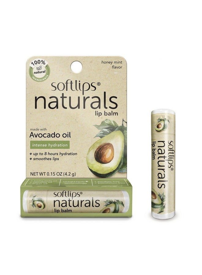 Softlips Natural With Avocado Oil Lip Balm (Pack Of 3) - Image 1
