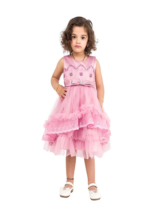 babyqlo Pink Tulle Party Dress - Image 1
