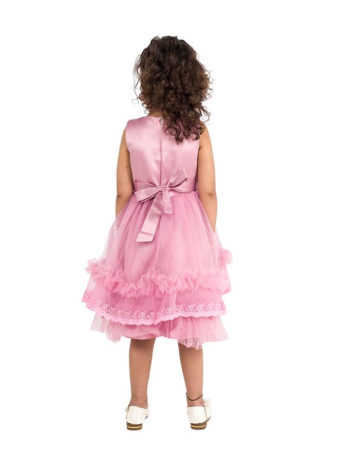 babyqlo Pink Tulle Party Dress - Image 2