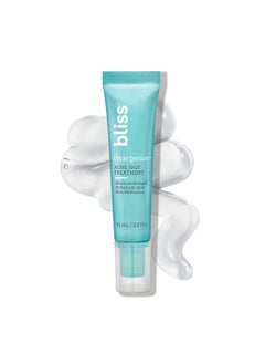 BLISS Clear Genius Acne Spot Treatment 0.5 Fl Oz Maximum Strength 2% Salicylic Acid Shrinks Blemishes Clean Vegan & Crueltyfree  - Image 2