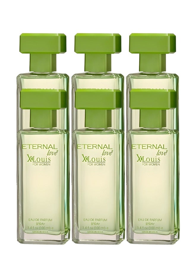 Eternal love 6 Pieces Xlouis Perfume For Women 100ml EDP - Image 1