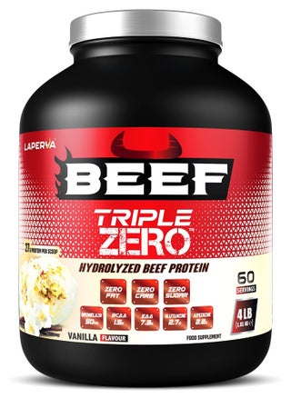 Beef Triple Zero Hydrolyzed Protein Powder ZERO CARB, SUGAR & FAT - 86% Protein - With BCAA & Glutamine Vanilla Flavour 4 lb - pzsku/Z2A9E6A8F57E1FCA1AE4EZ/45/_/1734851298/ad35f936-f384-442e-b0f8-7e71a197d7d9