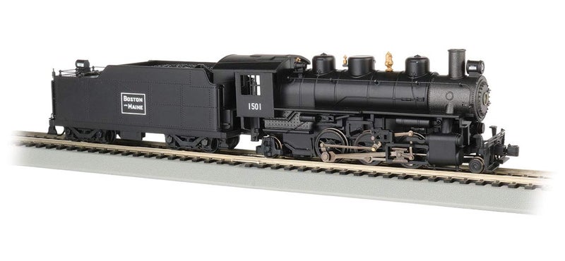 Bachmann Prairie 262 Steam Locomotive wSmoke Tender Boston Maine 1501 HO Scale - Image 2