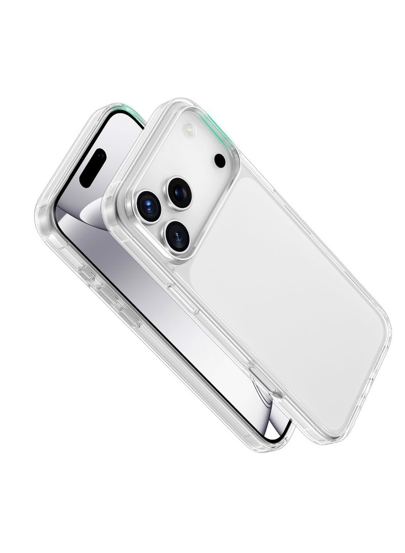 جرين ليون جراب شفاف كريستالي لهاتف iPhone 17 6.1 - حماية من السقوط بدرجة عسكرية / مضاد للخدش / مضاد للاصفرار / مضاد للميكروبات / وضوح فائق - شفاف - Image 3