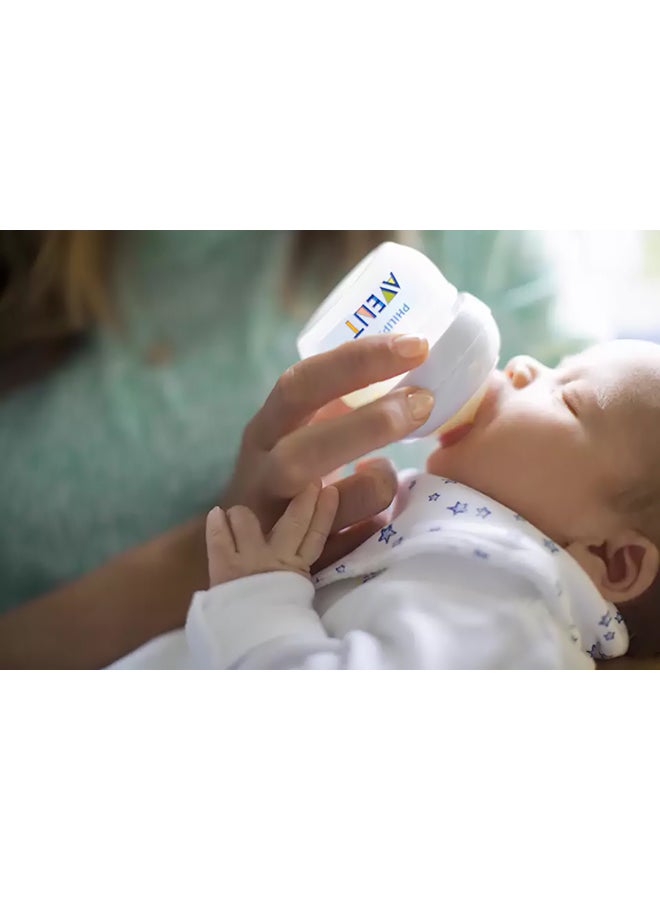 Philips Avent Natural Baby Bottle, Easy To Hold And Grip, Soft Nipple, Newborn - White, 60Ml - Image 4