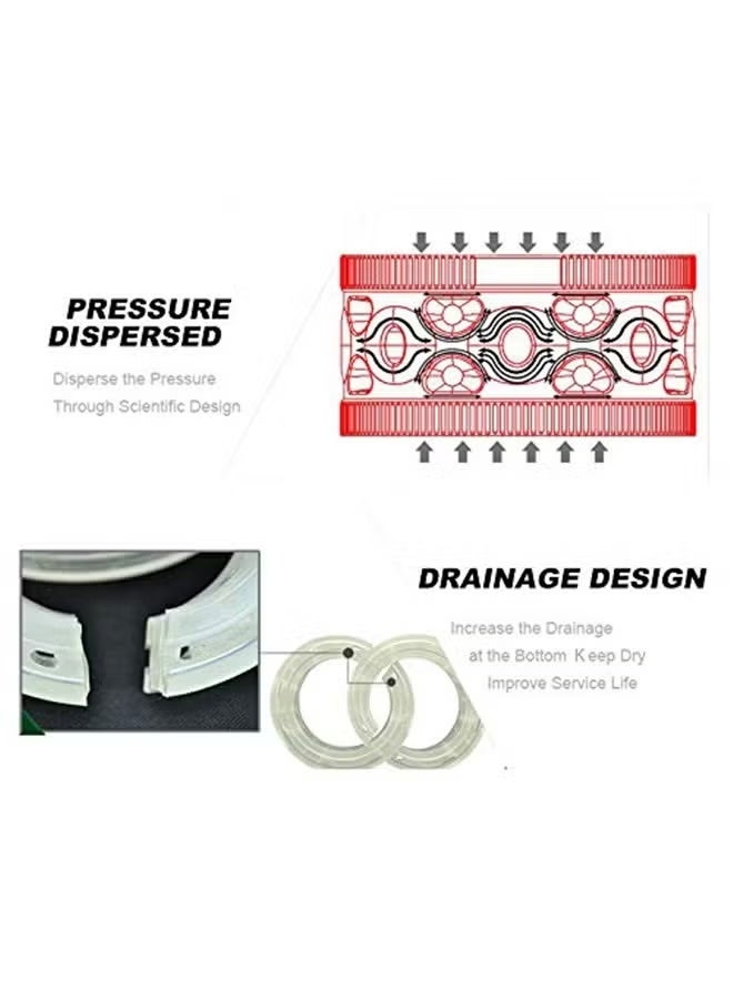 XiuWoo 2 Packs Car Shock Absorber, Automotive Suspension Shock Absorber,B Type Universal Car Shock Buffer Power Cushion Coil Spring Spacer - Image 4