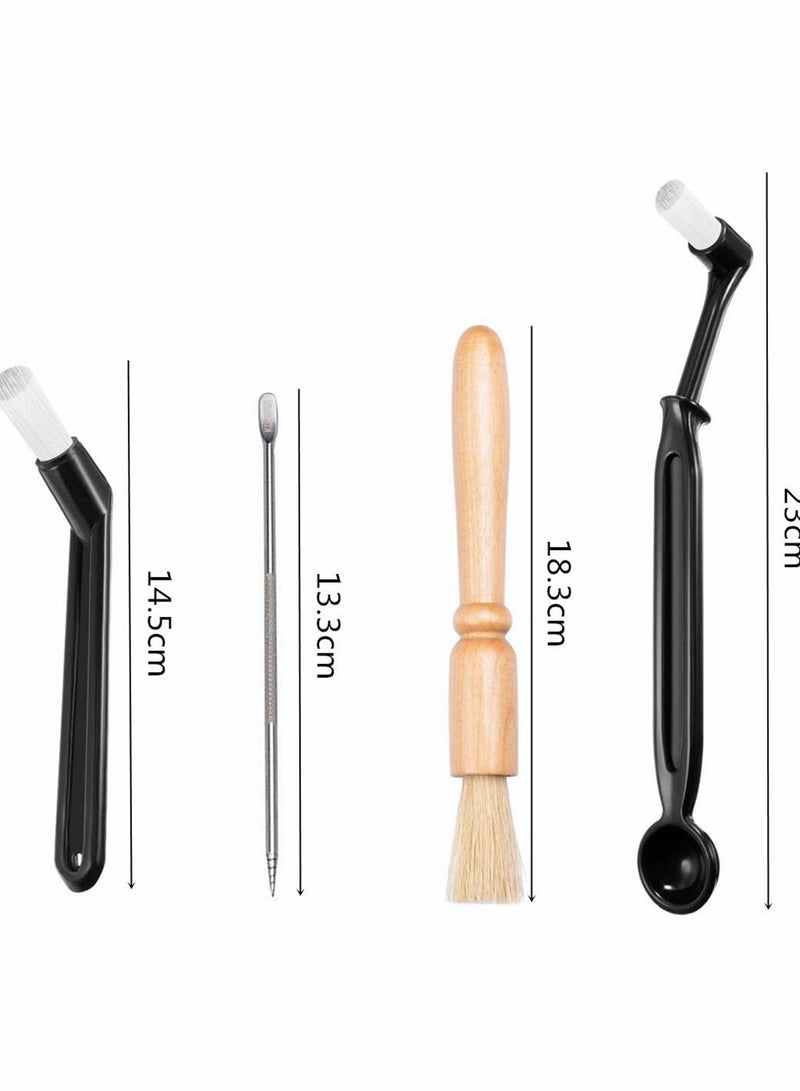 SOLARAE Coffee Machine Cleaning Set Grinder Brush Group Head Brush - Image 2