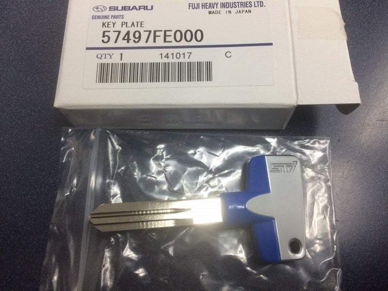 Subaru Genuine Titanium Key Blank 57497FE000