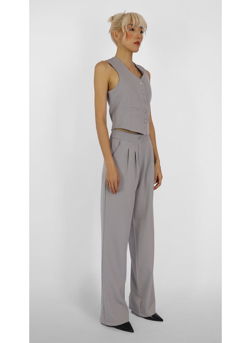 KYVELi Modern Elegance Suit Set-Grey - Image 3