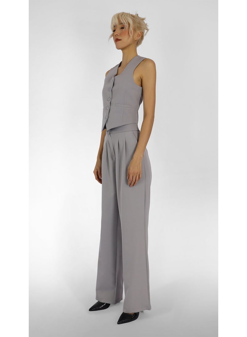KYVELi Modern Elegance Suit Set-Grey - Image 5
