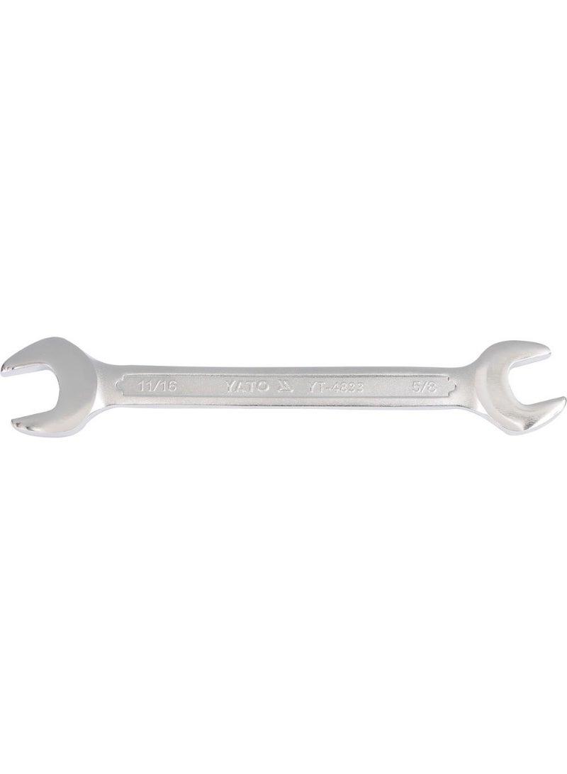 Yato YATO Double Open End Spanner S.A.E. 5/8"x11/16" YT-4833