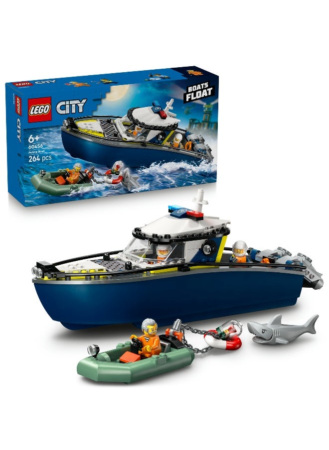 LEGO LEGO City Police Boat Chase 60456 Building Set (264 Pieces)  - Image 1