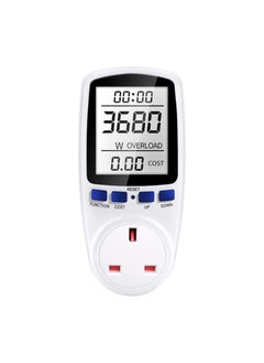 Y&D Power Meter Energy Monitor UK Plug, 13A Electricity Usage with LCD Display, Overload Protection kwh Analyzer for Home Appliances  - Image 1