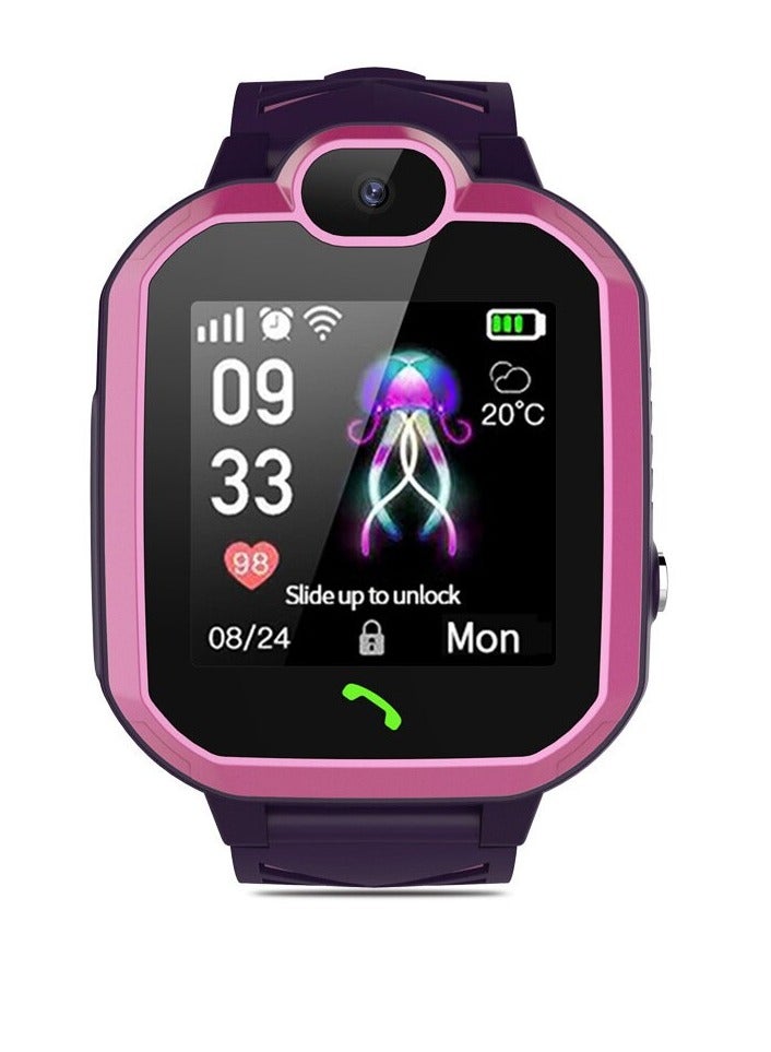 Kids Smartwatch,Touch Screen Toddler with Real Time Location,Photo Capture to Keep Kids Safe for Girls and Boys (Pink)  - Image 1