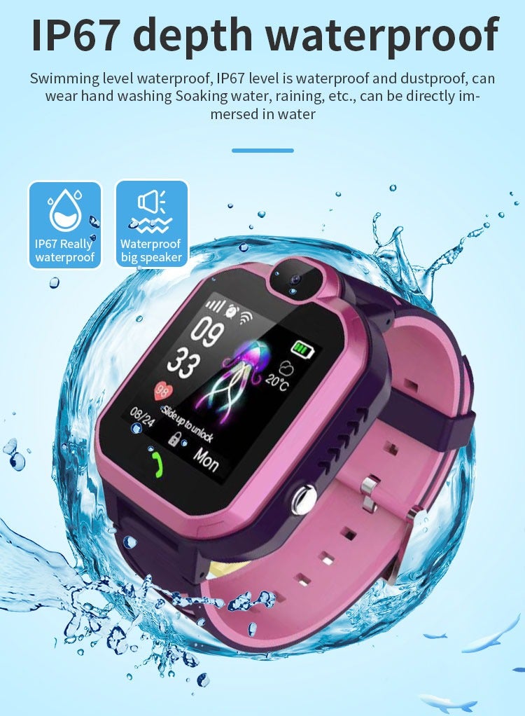 Kids Smartwatch,Touch Screen Toddler with Real Time Location,Photo Capture to Keep Kids Safe for Girls and Boys (Pink)  - Image 2