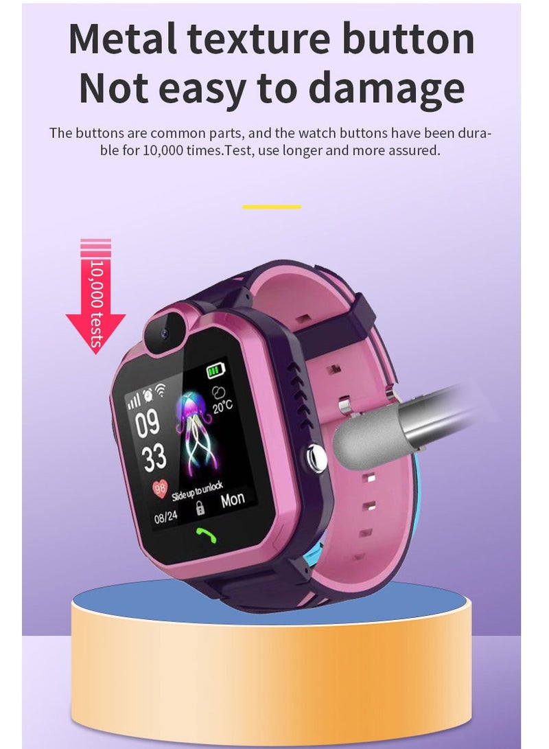 Kids Smartwatch,Touch Screen Toddler with Real Time Location,Photo Capture to Keep Kids Safe for Girls and Boys (Pink)  - Image 4
