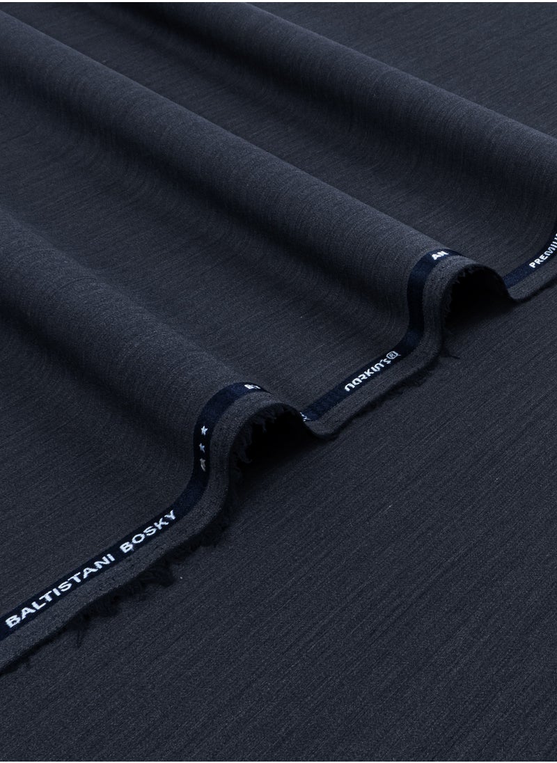 Baltistan Bosky - Unstitched Kandura Fabric - Summer Blended (Deep Blue)