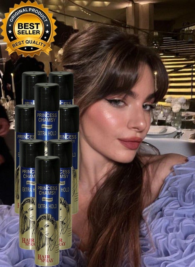 برينسس شامسي 8 قطع بخاخ اكسترا هولد للشعر 90مل - Image 1