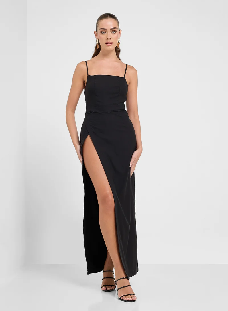 Ginger High Slit Maxi Dress