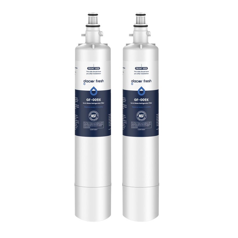 GLACIER FRESH Replacement for RPWFE, RPWF (Built-in CHIP) Refrigerator Water Filter, Compatible with GFE28GYNFS, GFE28GELDS, PFE28KELDS, PFE28KYNFS, GFD28GELDS, PWE23KELDS, PWE23KMKES, 2 Pack - Image 1