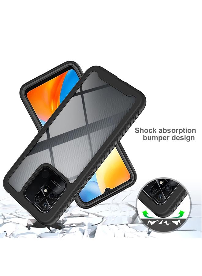 Green Tiger Xiaomi Redmi 10C Starry Sky Full Body Hybrid Shockproof Phone Case Light Blue - Image 3