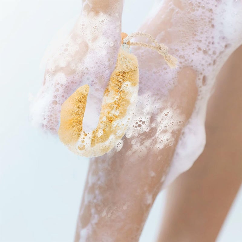 2pcs Natural Sisal Fiber Exfoliating Shower Body Brushes Large and Small Dry Skin Scrubbers for Effective Skin Exfoliation and Circulation Stimulation in Bath - Image 5