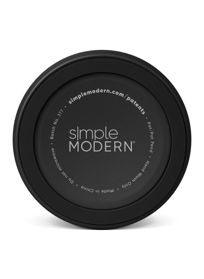 Simple Modern Stainless Steel Pet Water Bowl for Dogs & Cats | Insulated Stainless Steel Food Bowls for Dog Cat | No Tip No Slip BPA Free | Bentley Collection | Large (8 Cups) | Midnight Black - Image 2