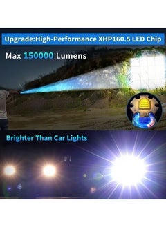 Light 250,000 Lumens Brightest LED Tactical Flashlight Zoomable, Waterproof, Dustproof with 6 Modes for Desert Camping and Emergencies  - Image 5