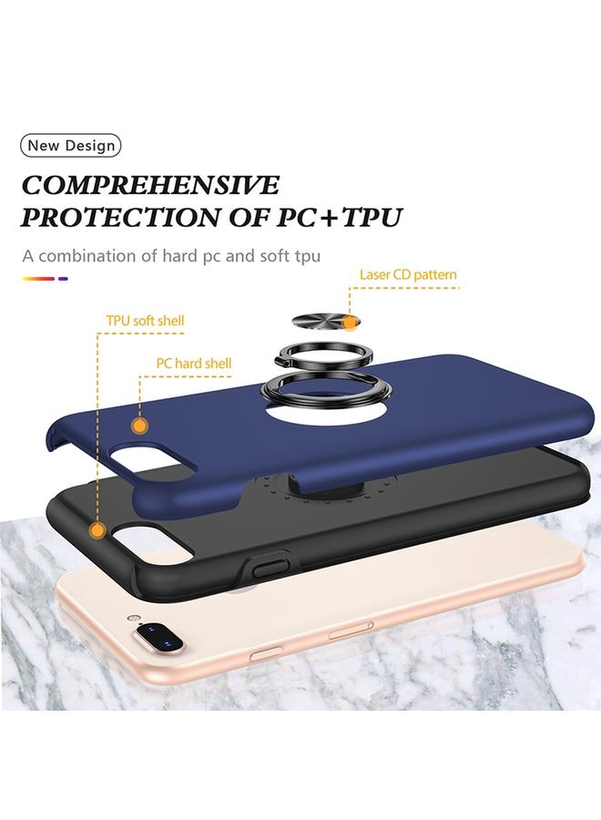 erorex Magnetic Ring Kickstand Shockproof Phone Case For iPhone 8 Plus / 7 Plus - Image 4