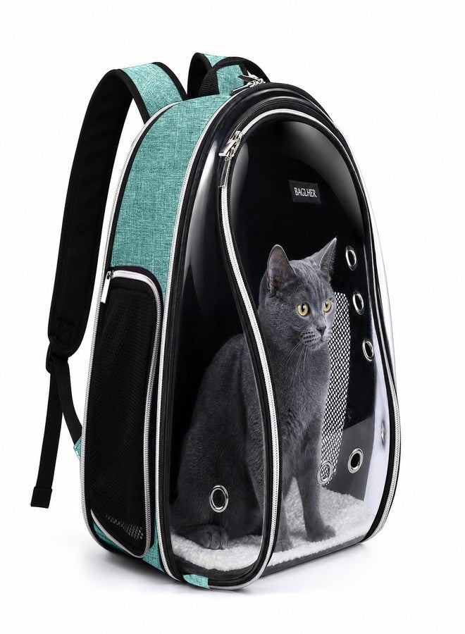 BAGLHER Cat Carrier Backpack Bubble - Fit Up to 18 Lbs - Airline-Approved Dog Backpack Carrier for Small Pets Puppies Dogs Bunny, Space Capsule Dog Carrier Backpack for Travel Outdoor Hiking, Green - Image 1
