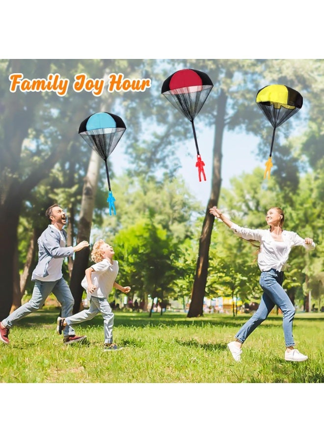 3-Piece Parachute Toy Set, a Great Gift Choice for Children – Parachute Toys: Outdoor Toys, Teen Birthday Gifts, Easter Egg Gifts, Anti-Tangle Outdoor Flying and Landing Toys, Hand-Thrown Parachute Dolls, Flying Soldier Toys. - Image 5