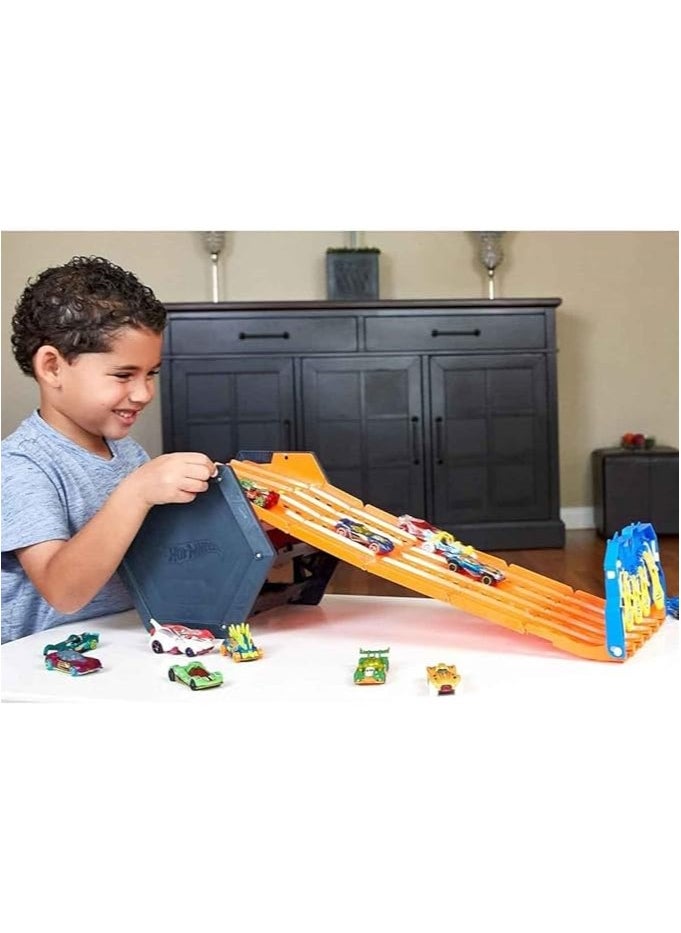 Hot Wheels - BIN MATTEL HOT WHEELS ROLL OUT RACEWAY TRACK SET - Image 1