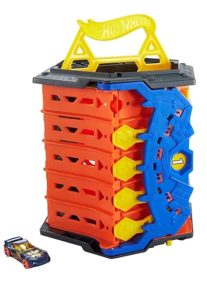Hot Wheels - BIN MATTEL HOT WHEELS ROLL OUT RACEWAY TRACK SET - Image 1