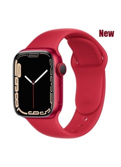 Apple Watch Band 45mm Soft Silicone Sport Band Replacement Wrist Strap Compatible for iWatch Apple Watch Series 7 (45mm)