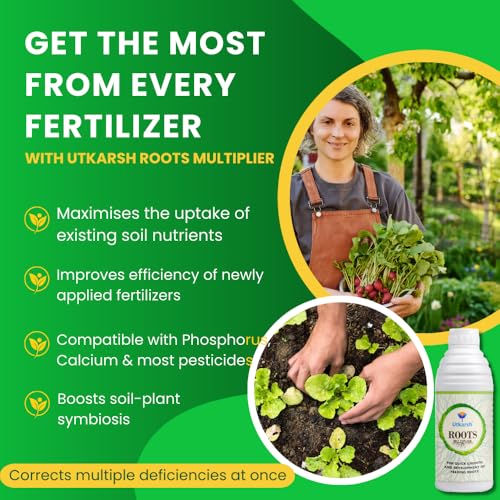 Utkarsh Roots Multiplier Plant Food | Hairy Root Booster for Plants | Enhances Root Growth, Nutrient Uptake & Plant Health (1 Lit; Pack of 1) - Image 4