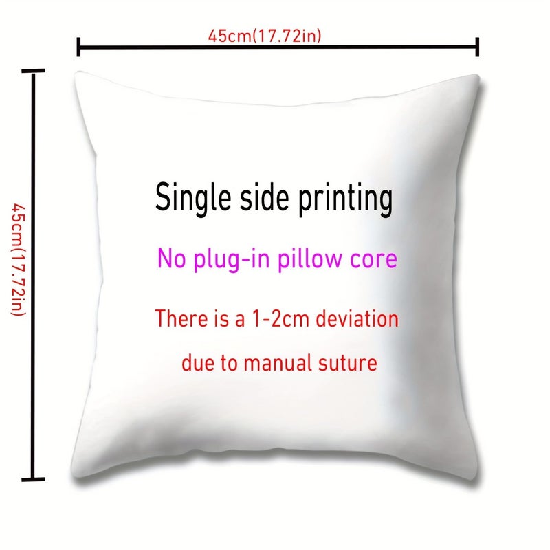 4pcs Polyester Floral Throw Pillows Orange Yellow Contemporary Living Room Decor Machine Washable - Image 3