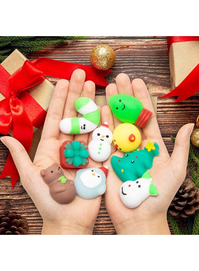 MALLMALL6 20Pcs Christmas Mochi Squeeze Toys For Xmas Party, Kawaii Animal Stress Relief Toys For Christmas Decoration Treat Bags Gifts, Birthday Gifts, Classroom Prize, Goodie Bag - Image 3