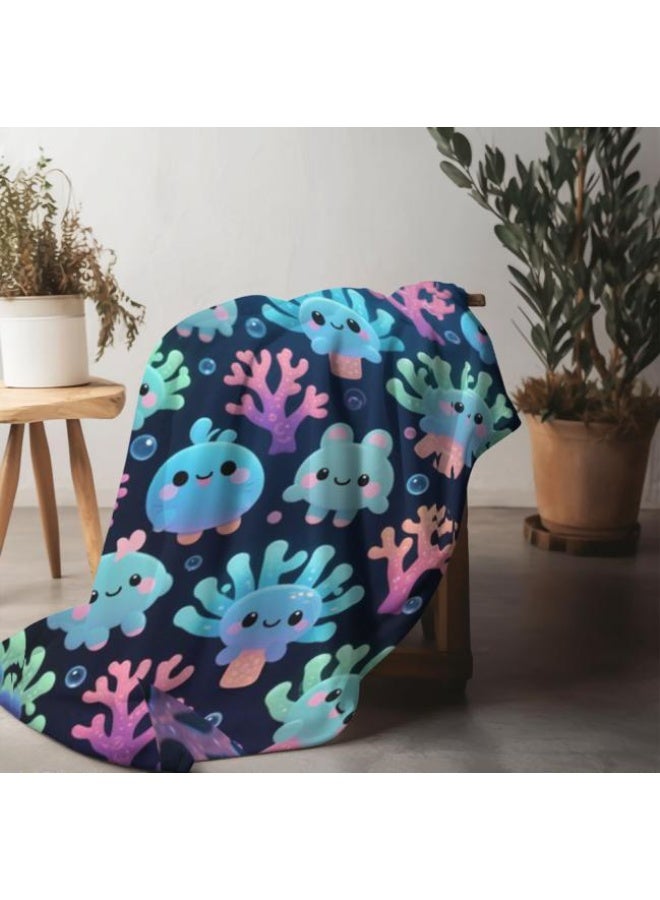 general Baby and children's cartoon flannel thin blanket (warm and comfortable, suitable for sleep, game use) 70cm*100cm - Image 5