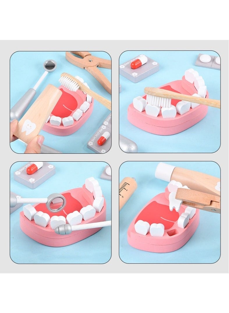 جوي لينك مجموعة طبيب للأطفال مع سماعة طبية – ألعاب طبية للتظاهر، مجموعة لعب طبيب وعيادة أسنان، هدية رائعة للأولاد والبنات من عمر 3 سنوات فما فوق - Image 3