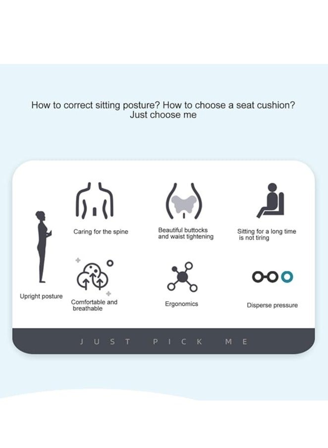 general Children's Seated Cushion, Memory Foam, Seated Correction Pad for Good Posture Correction (32*28.5*29cm) - Image 4