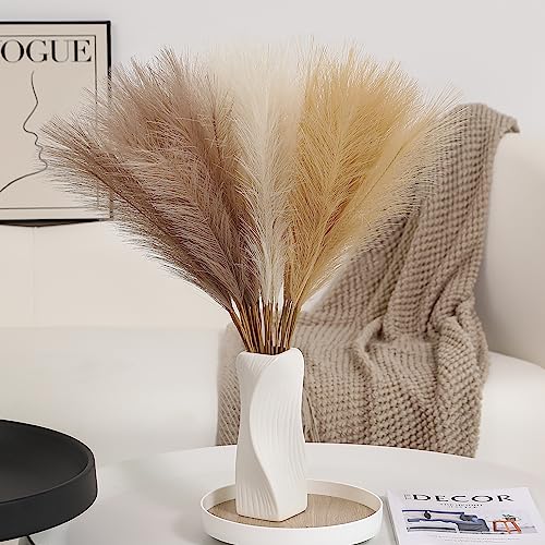 Wertuirk 30pcs Pampas Grass Decor 24 Inch Boho Home Decor Artificial pompas Floral Small Faux Pompous Grass for Table Centerpieces Wedding and Baby Shower Decorations - Image 1