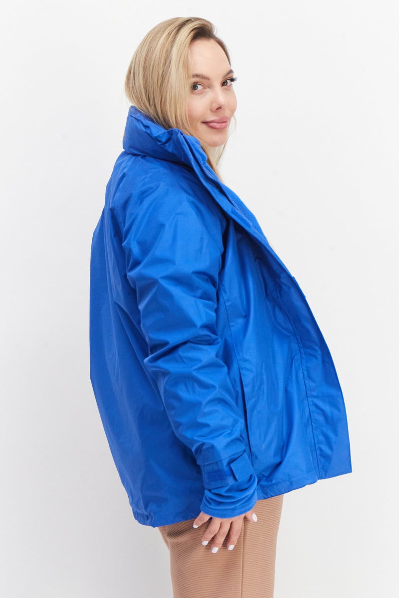 Trespass Women Plain Bomber Jacket, Blue - Image 4