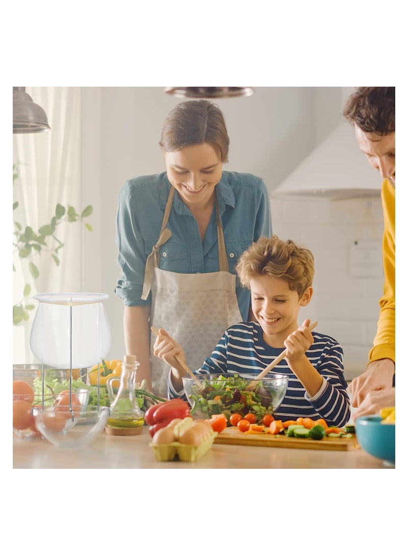 Jam Strainer Stand with Mesh Bag, Reusable Food Filter Bag Jelly Bags for Filter Coffee Tea Milk Juice Oil, 2 Pcs - Image 5