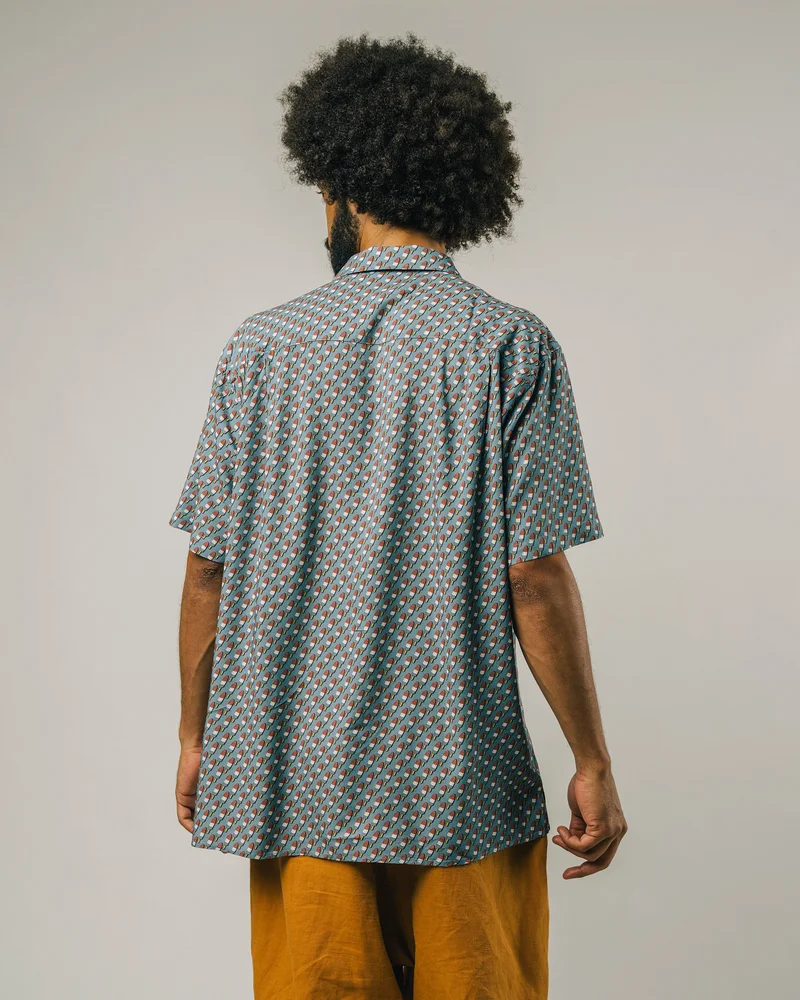 Brava Fabrics Gelati Aloha Shirt Blue