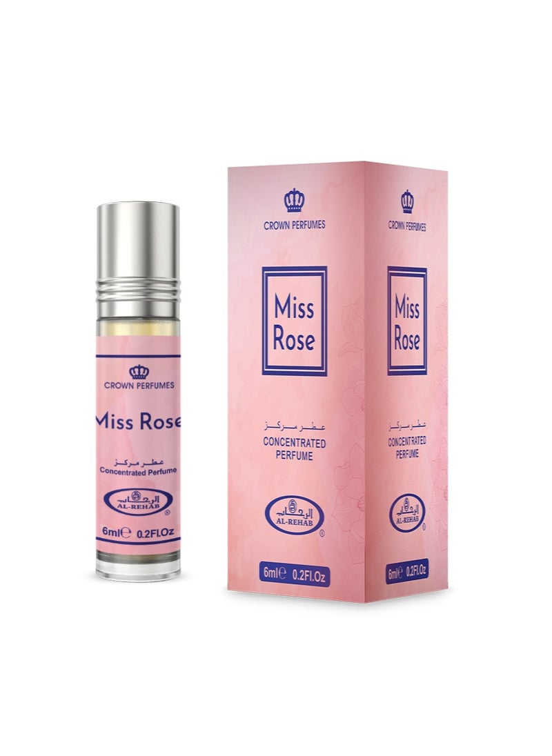 Alrehab Miss Rose Oil From AlRehab Perfumes 6 ml  - Image 1