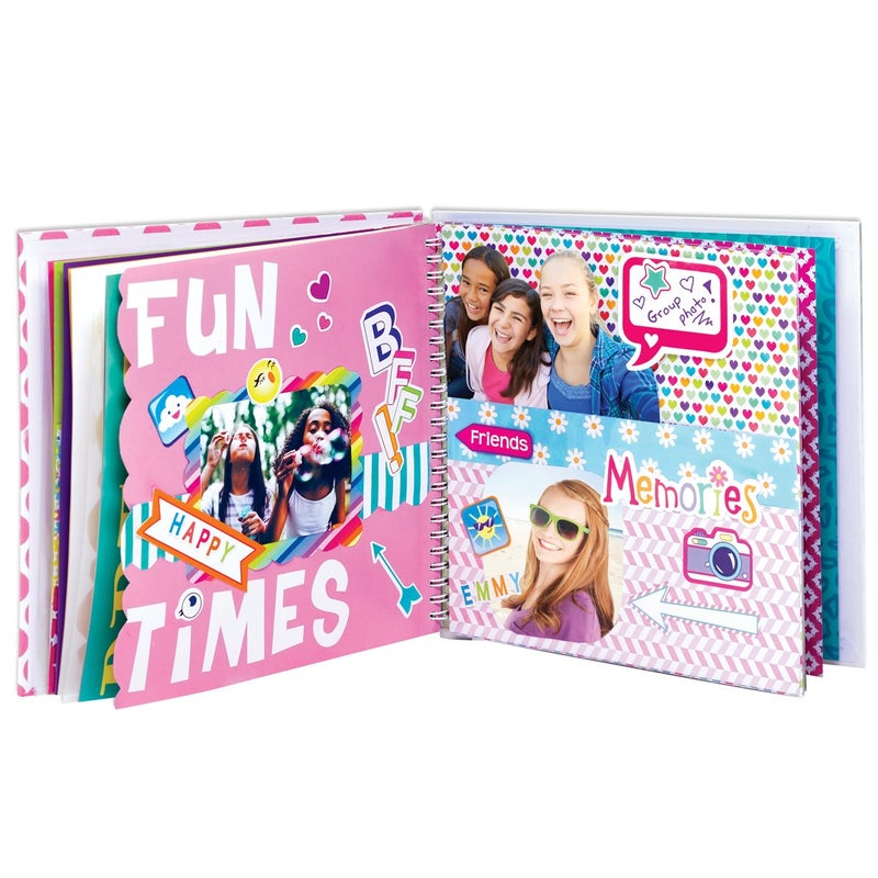 Creativity For Kids It's My Life Scrapbook Kit - Complete DIY Scrapbook Craft Kit Multicolor, 9 inches - Image 2