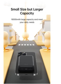 Benks Benks HaloLock MagSafe Battery Pack, 10,000mAh Wireless Power Bank Compatible with iPhone 14/14 Plus/14 Pro/14 Pro Max and iPhone 13/12 Series, Black  - Image 4