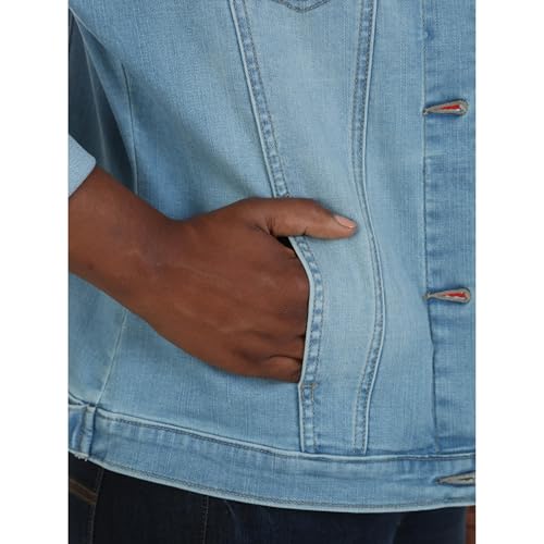Riders by Lee Indigo Women's Denim Jacket, Falling Star, X-Large - Image 3