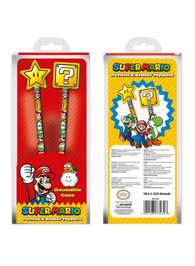 Pyramid Super Mario Core Pencil Topper 2pk
