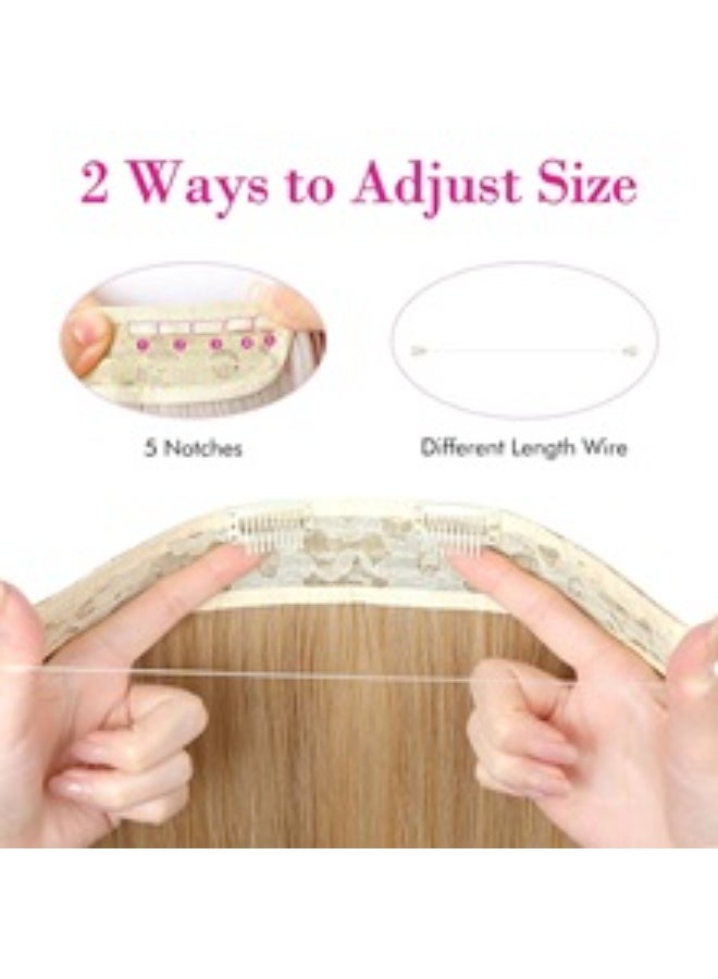 16 Inch Hair Extensions - Gradient Dark Brown to Chestnut Brown, Invisible Clip-in Extensions with Clear Fish Wire for Natural Volume Length - Image 2